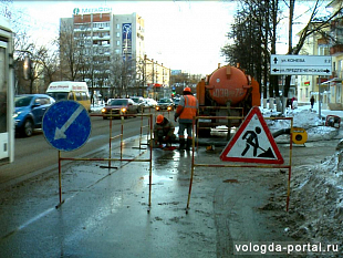 Возможный прорыв на тепловых сетях предотвращен сегодня в Вологде (vologda-portal.ru)